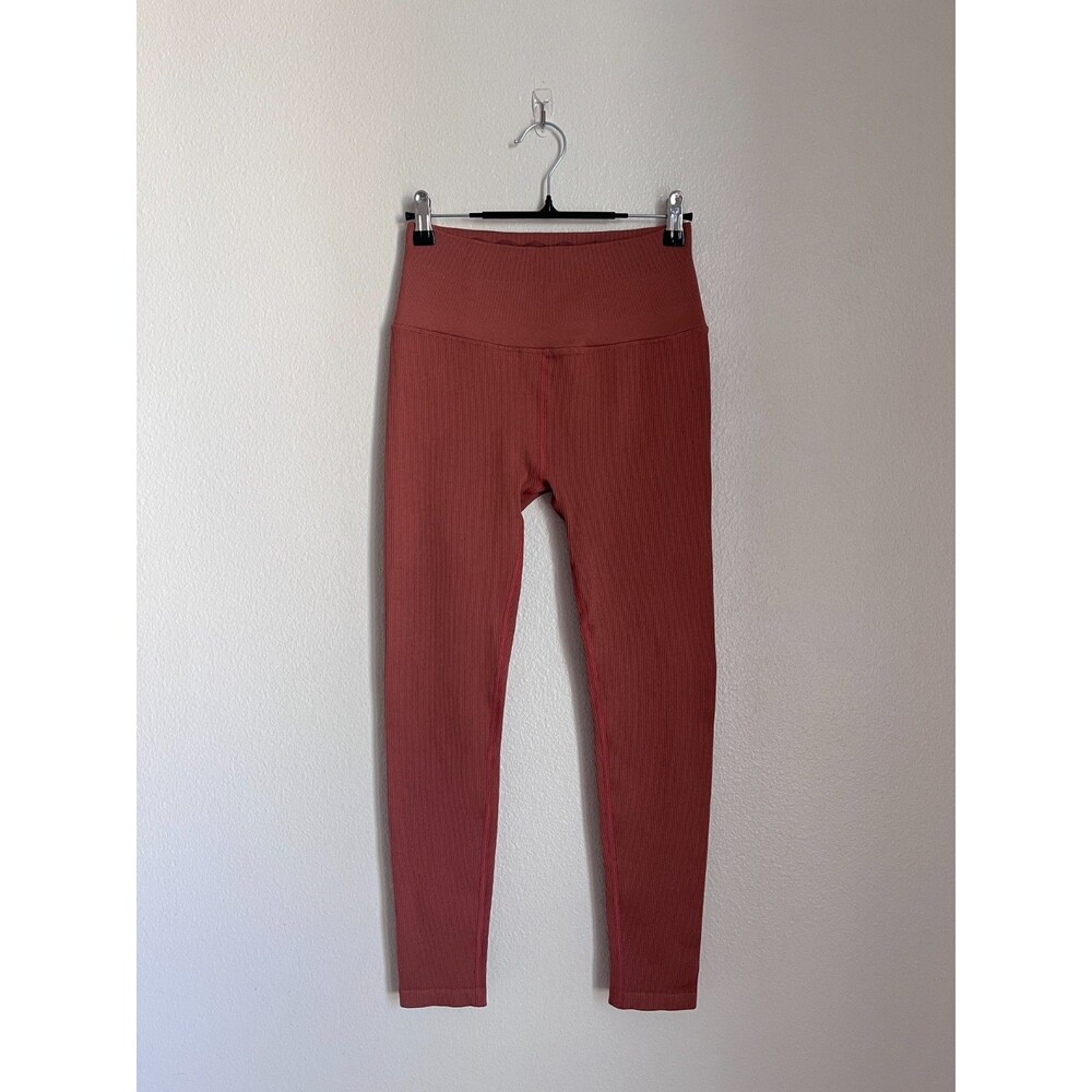 Spiritual Gangster Rib Love Sculpt 7/8 Legging in Clay Size M/L